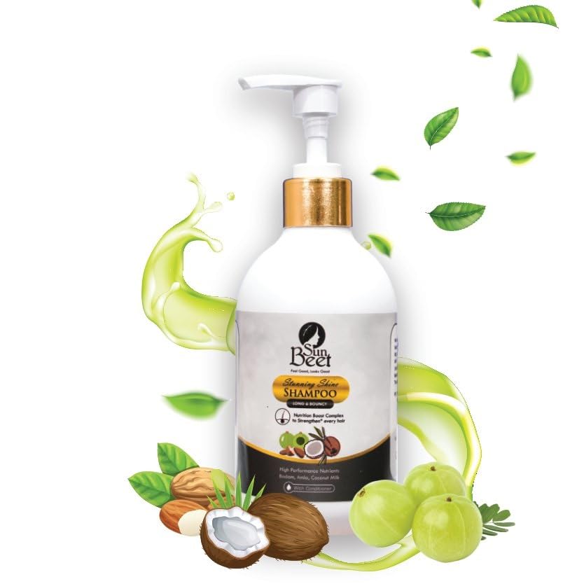 Best Hair Shampoo for All Hair Types - Moisturizing & Volumizing - Gentle & Sulfate-Free Formula for Daily Use at Home & Salon