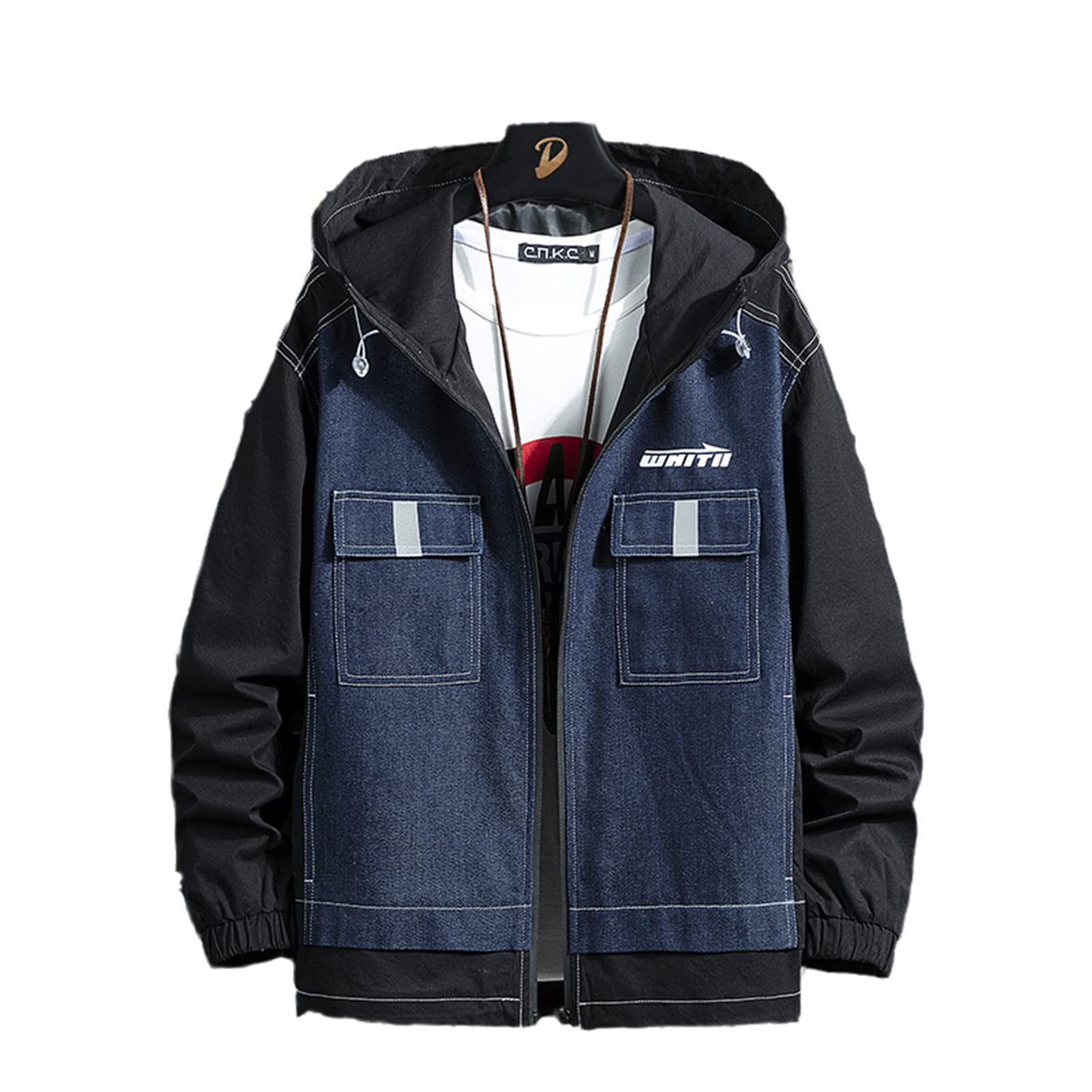 Men's Classic Denim Jacket - Slim Fit Casual Button Up Jean Jacket for Office & Everyday Wear | Perfect for Work, Dating & Outdoor Activities