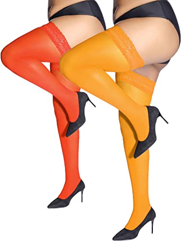 2 Pairs - Burnt Orange + Orange