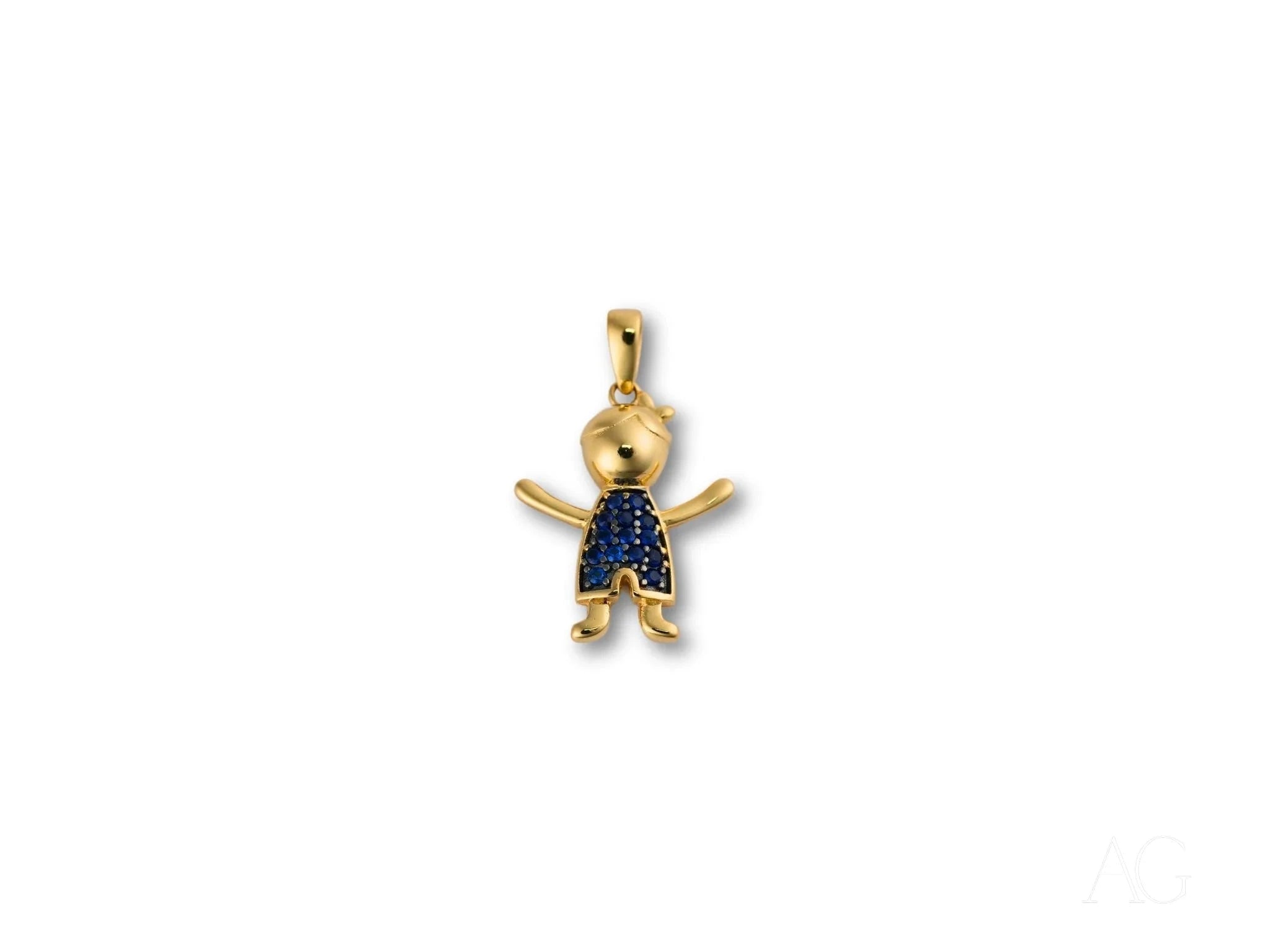 Golden Love Heart Pendant Necklace for Boys & Girls - Perfect Gift for Valentine's Day, Birthday & Anniversary Jewelry