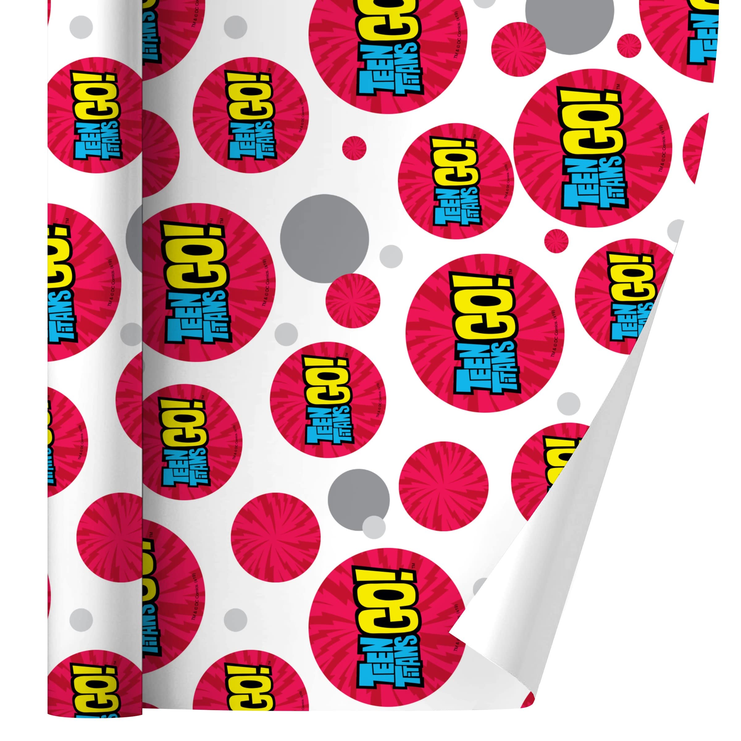 Teen Titans Go! Logo Gift Wrap Wrapping Paper Roll - 15