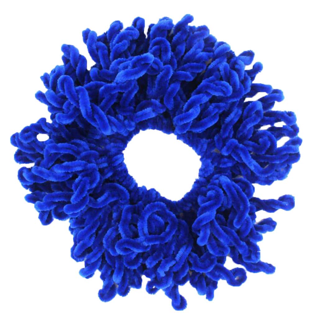 Colorful Scrunchies for Women - 9 Assorted Large Hair Ties for Everyday & Work