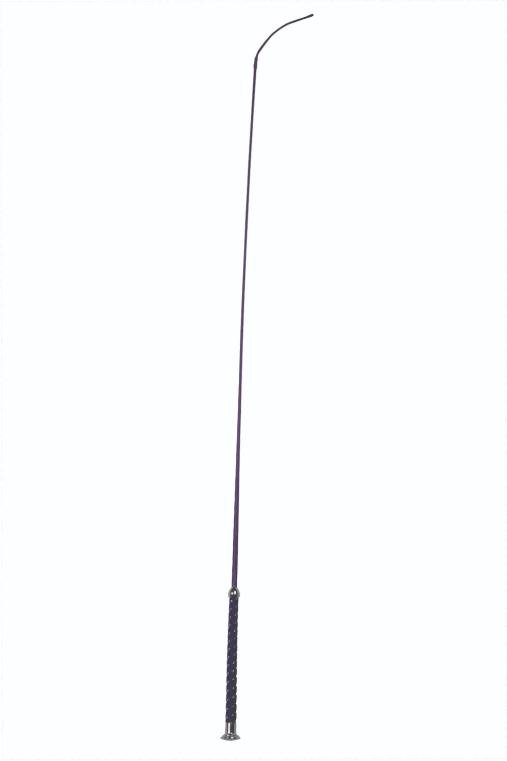 Premium Dublin Dressage Whip with Braided Leather Handle - Equestrian Training & Horse Riding Accessories for Dressage Competitions & Practice