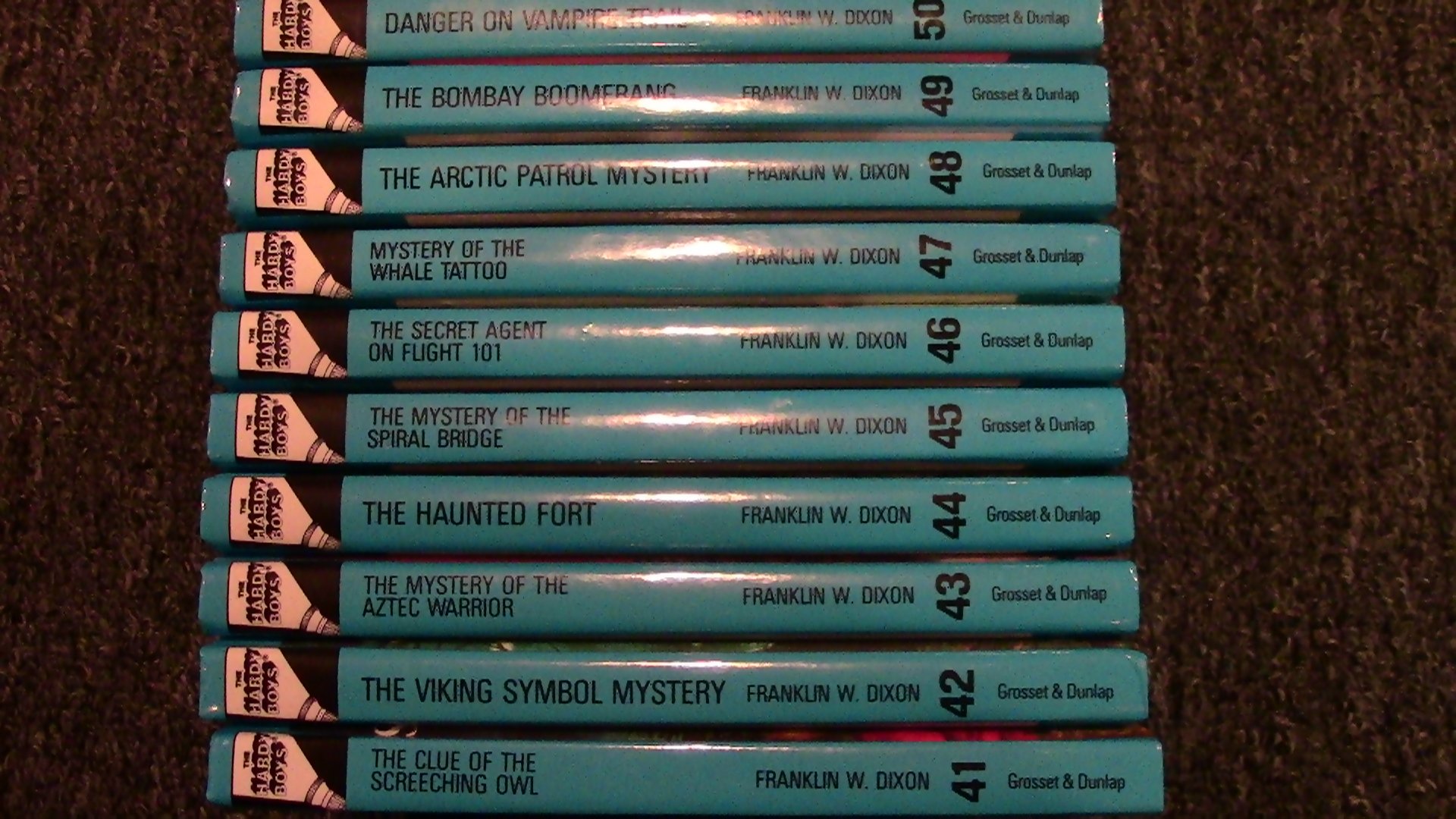 Hardy Boys Mystery Books Set - Volumes 41 to 50 | Classic Teen Detective Novels | Perfect for Young Readers & Gift Giving