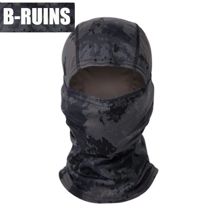 All Season Tactical Nylon Balaclava - Windproof & Breathable Face Mask for Skiing, Motorcycling & Outdoor Sports