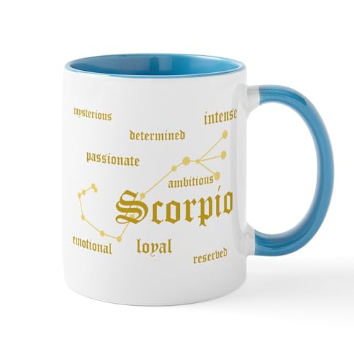 White/Blue Inside - Scorpio Mug