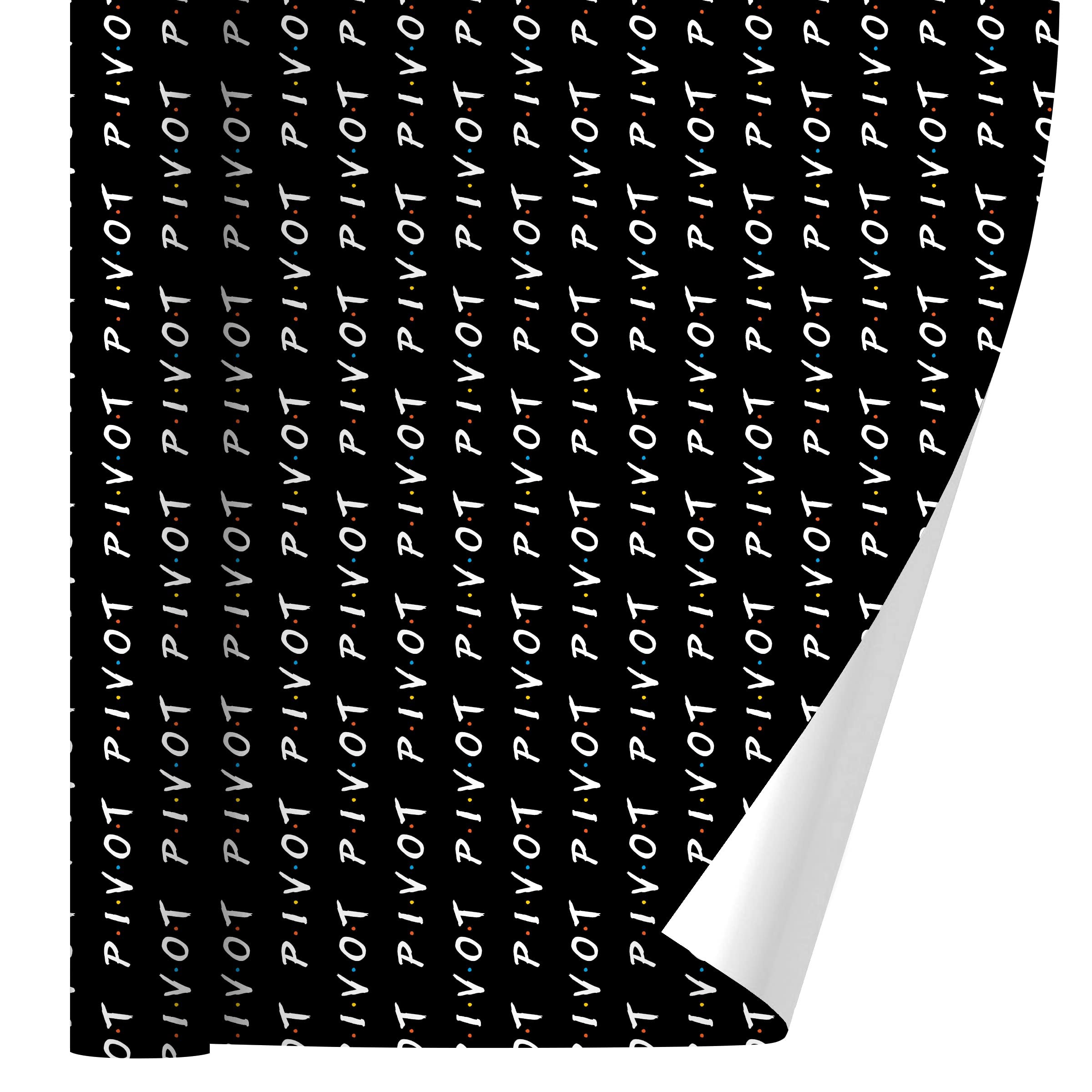 Friends TV Show Themed PIVOT Gift Wrap Wrapping Paper Rolls - Perfect for Birthday Presents, Christmas Gifts & Party Decorations