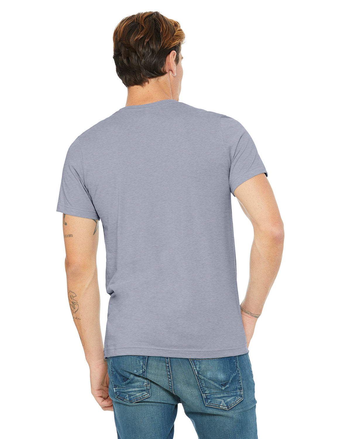 Bella + Canvas 3001CVC Unisex Heather CVC Crew Neck T-Shirt - Soft Cotton Blend Tee for Men & Women - Perfect for Casual Wear, Screen Printing & Everyday Outfits