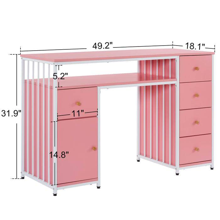 Professional Julia Manicure Table for Salon & Home Use - Portable Nail Art Station with Storage, Perfect for Nail Technicians & DIY Enthusiasts - Ideal for Manicures, Pedicures & Nail Extensions