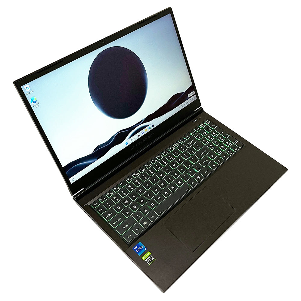 Aftershock Forge 15S Gaming Laptop - Intel Core i7-11800H, NVIDIA RTX 3050Ti, 16GB RAM, 512GB SSD, 15.6