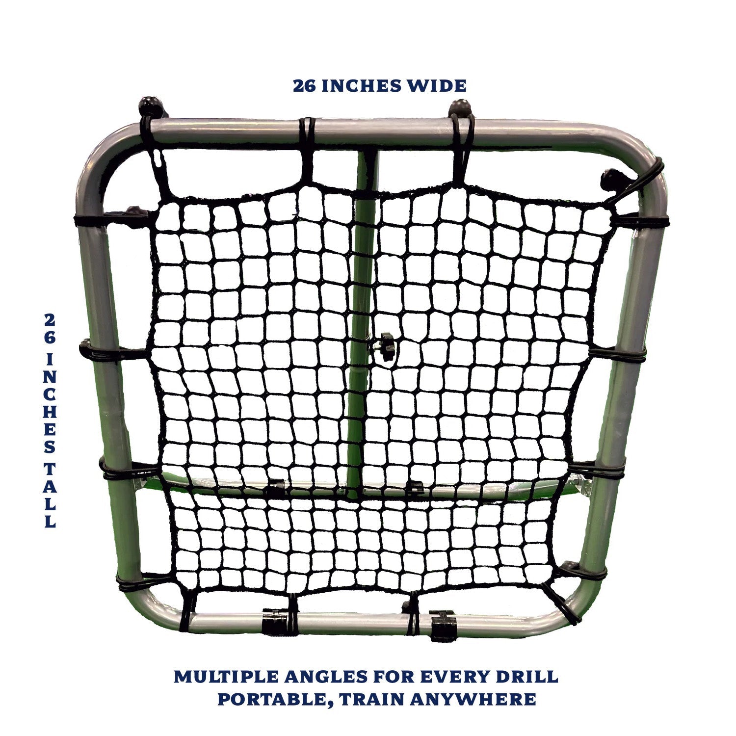 Junior Portable Trosky Rebounder 26x26 Inches - Mini Trampoline for Kids & Adults - Great for Indoor/Outdoor Exercise, Fitness Training & Fun - Fast Shipping in 24-48 Hours