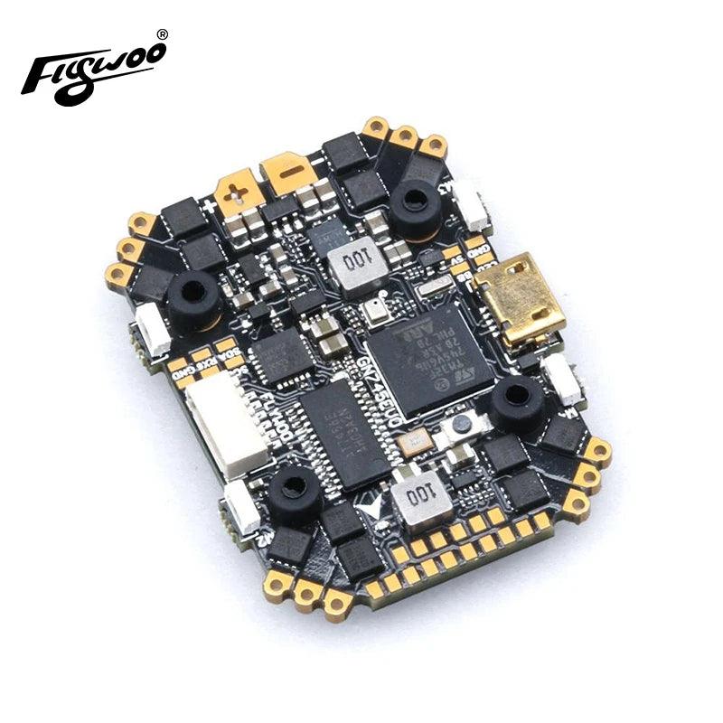 Flywoo GOKU HD 745 EVO 20x20 40A AIO BLHeli32 Flight Controller with MPU6000 Gyro - Perfect for FPV Drone Racing and Freestyle Flying