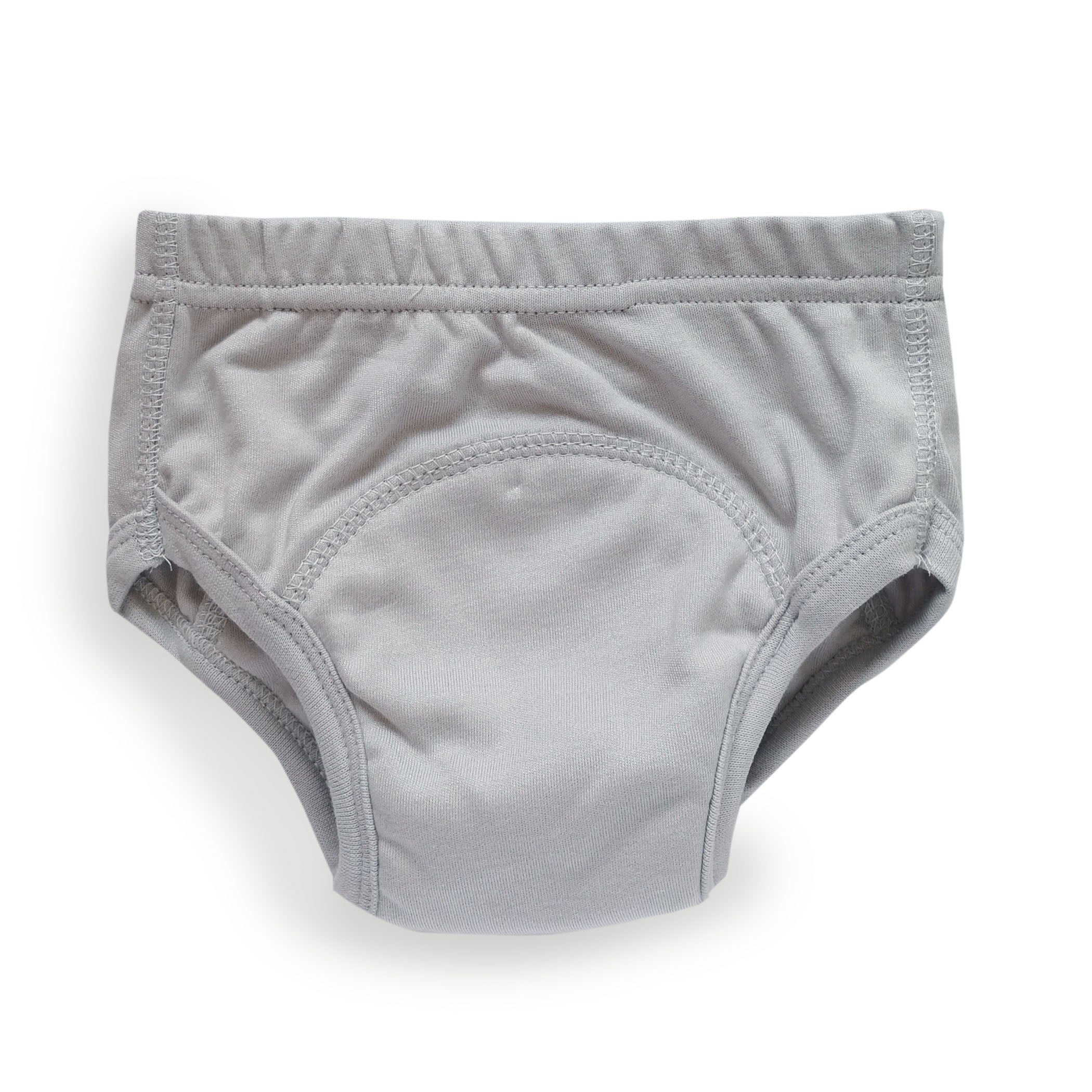 Bilbi Training Pants for Toddlers - Soft Breathable Grey Pull-Up Underwear for Potty Training | Daytime & Nighttime Use