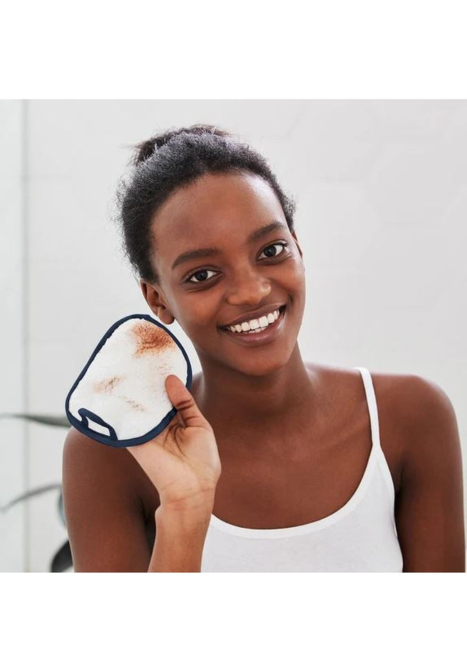 Dock & Bay Reusable Makeup Remover Pads - Eco-Friendly & Washable Cotton Rounds for Gentle Face Cleansing - Perfect for Travel, Daily Skincare & Sustainable Beauty Routine