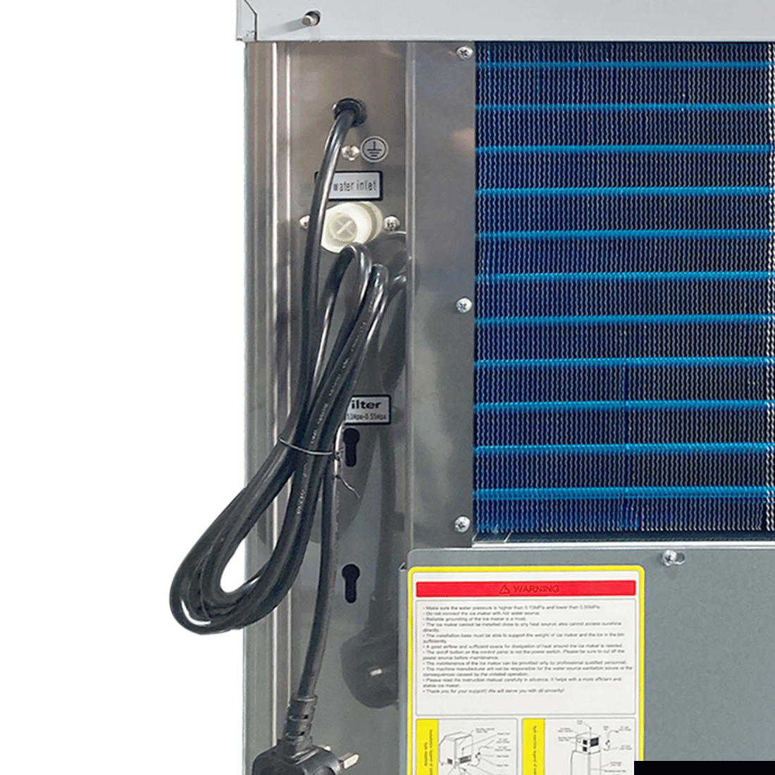 Blizzard Air Cooled Ice Maker SN 420P - Commercial Countertop Ice Machine for Restaurants, Bars, and Home Use
