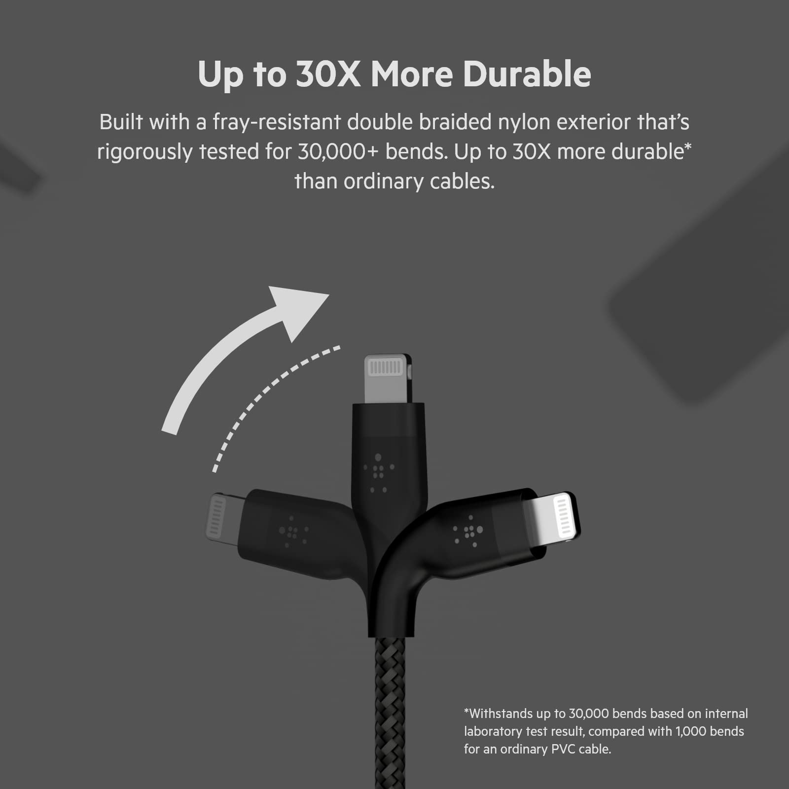 Belkin BoostCharge Flex Silicone & Pro Flex Braided USB-A to Lightning Cables - MFi Certified Fast Charging Cables for iPhone, iPad - Perfect for Home, Office & Travel Charging