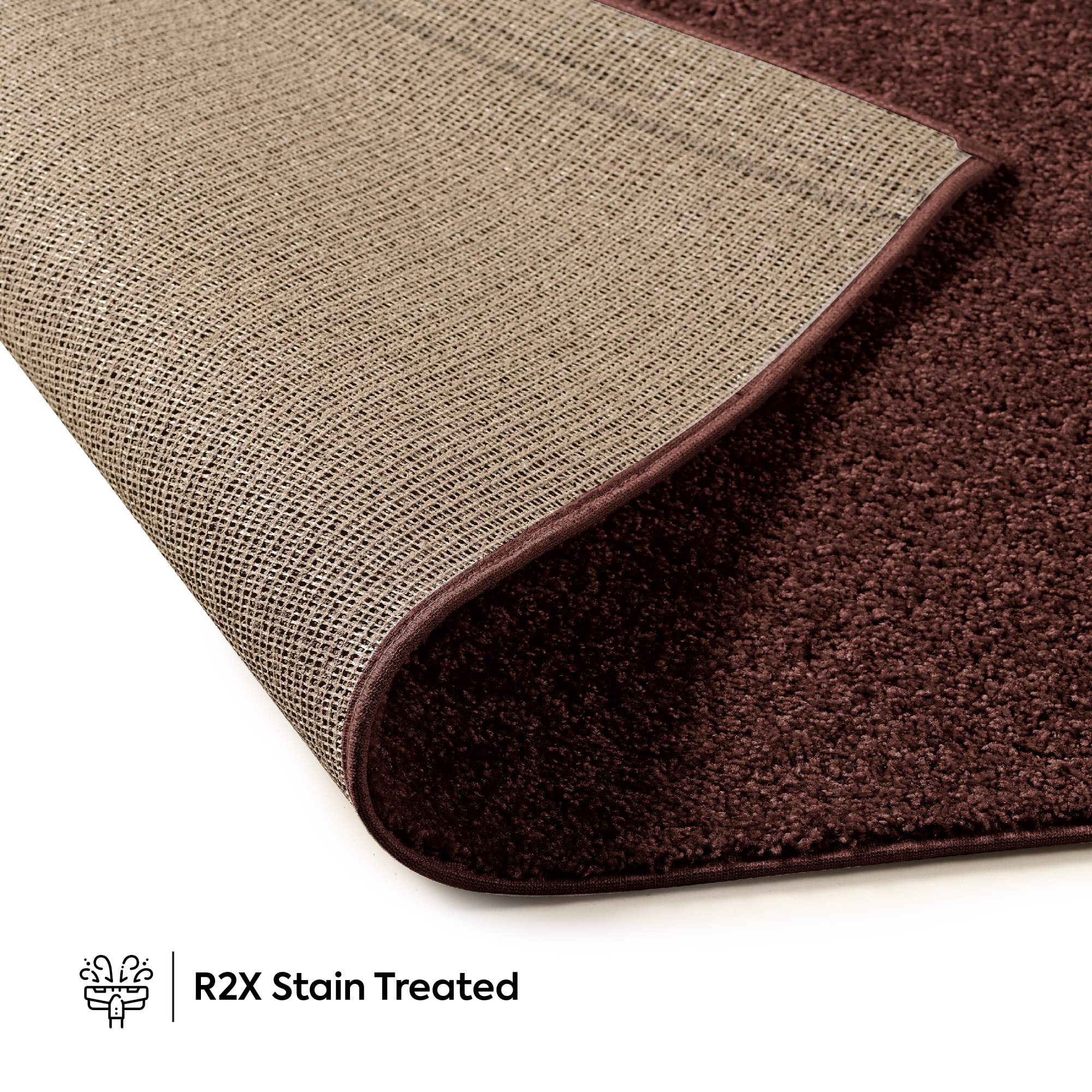 Premium Chocolate Brown Indoor/Outdoor Runner Rug 2' x 12' - Commercial Grade, Pet & Kid Friendly, Stain Resistant - Perfect for Living Room, Hallway, Wedding Aisle, Event Decor - Made in USA