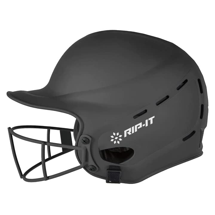 RIP-IT Vision Pro Softball Batting Helmet - Matte Finish Lightweight Women's Sports Gear for Training & Games | Perfect for Fastpitch Softball Players & Coaches