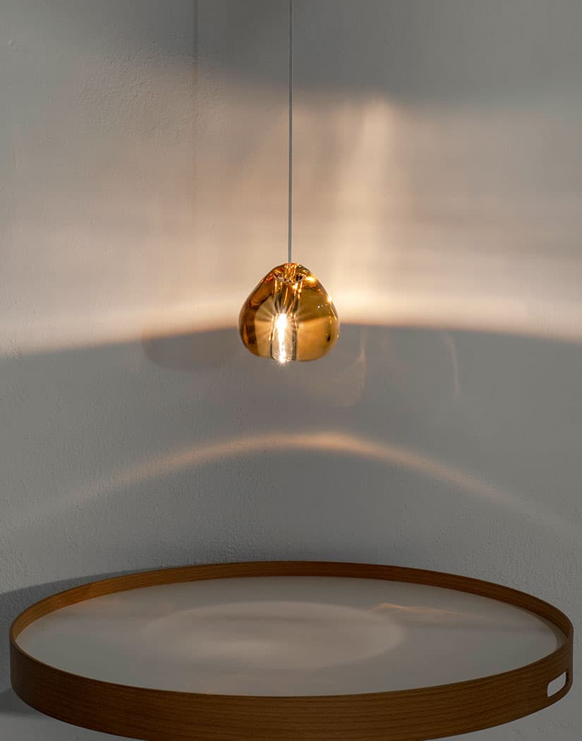 Elegant Crystal Pendant Light - Modern Chandelier for Dining Room, Bedroom & Living Room Decor - Dimmable LED Hanging Lamp for Home & Office Lighting