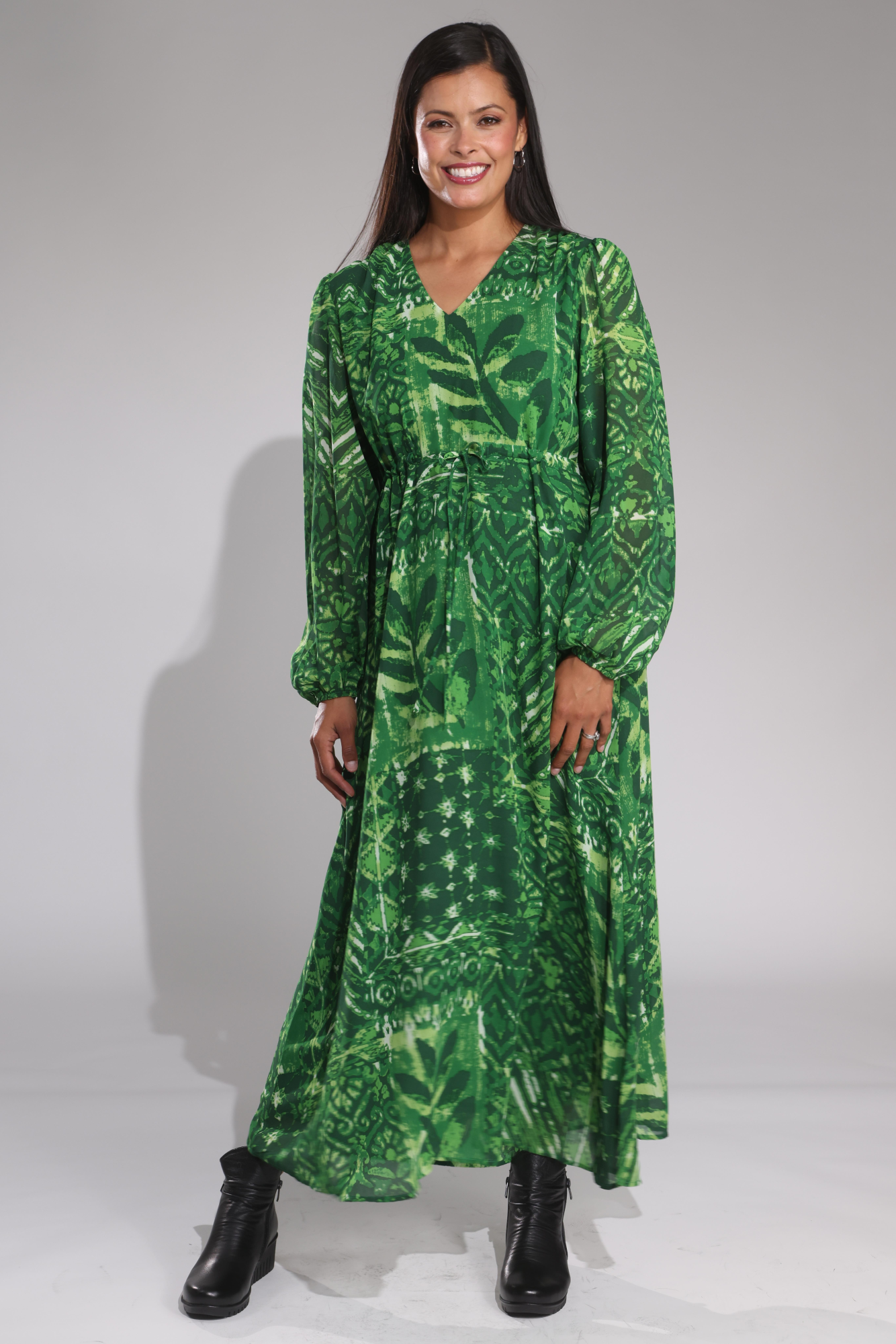 Elegant Green Dress for Women | Trendy Casual & Party Wear | Perfect for Date Nights, Weddings & Special Occasions