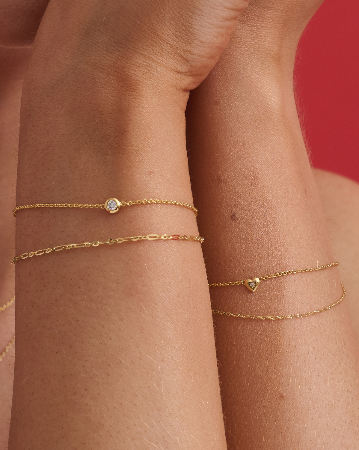 14K Solid Gold Bezel Diamond Bracelet for Women - Elegant Tennis Bracelet for Everyday Wear, Gifts & Special Occasions