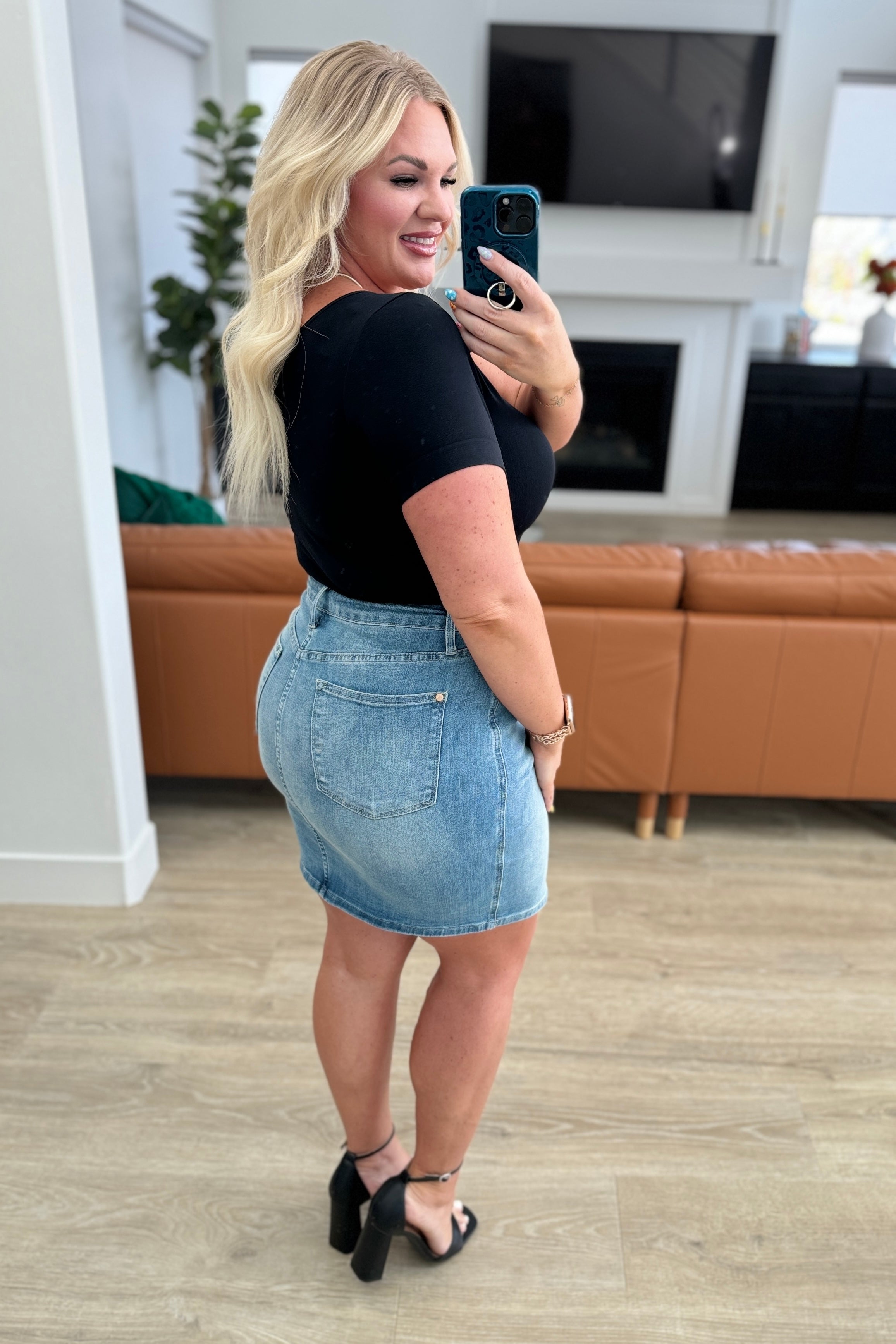 Haley High Rise Control Top Skirt - Slimming Shapewear for Women | Perfect for Work, Date Night & Special Occasions