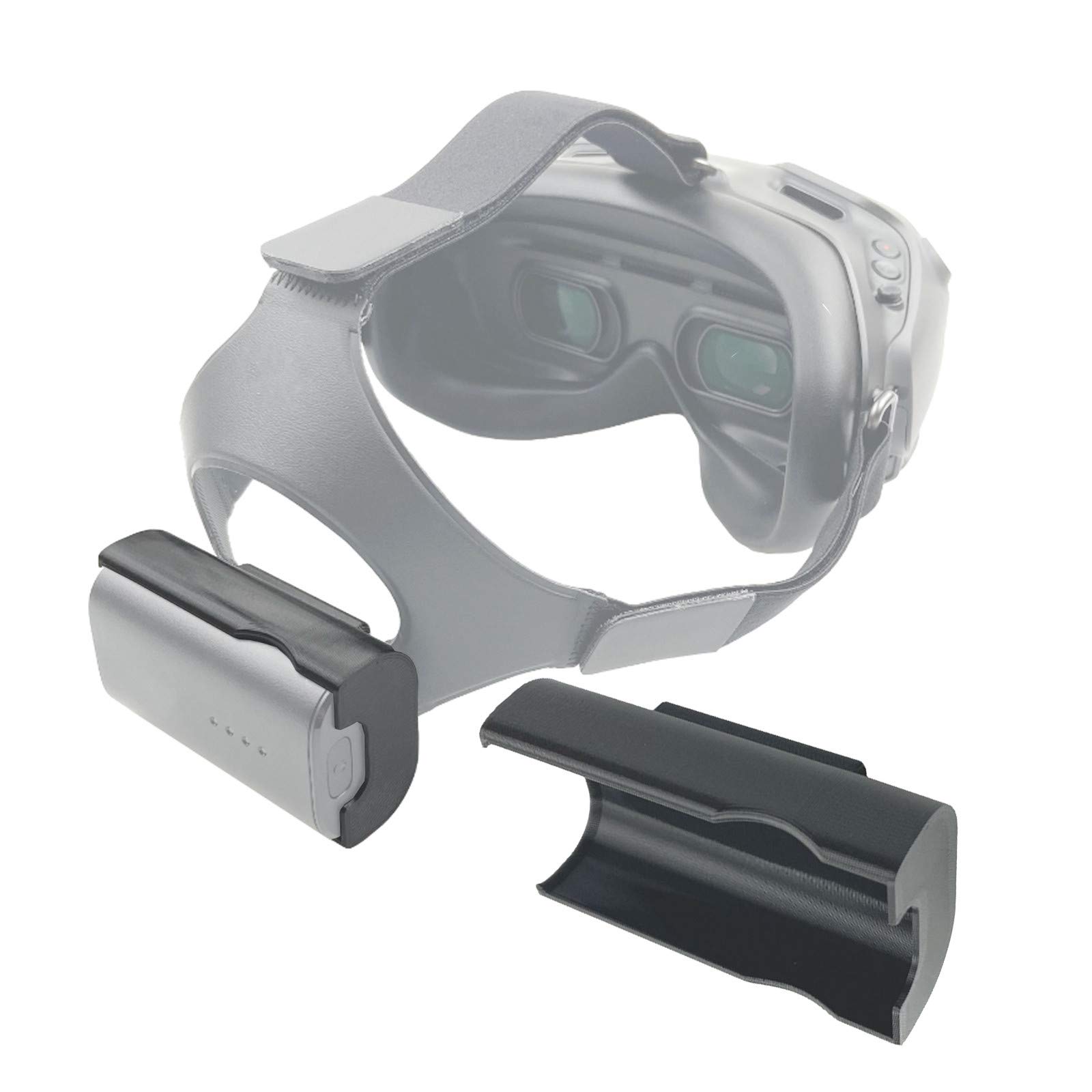 DJI FPV Goggles V2 Battery Bracket - Replacement Accessory for DJI FPV Combo Drone - Secure Mount for Extended Flight Time (Perfect for FPV Racing, Aerial Photography & Drone Enthusiasts)