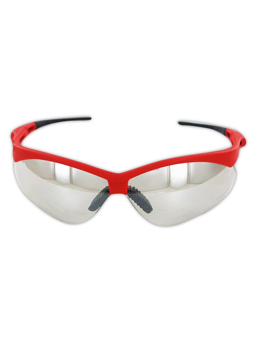 Wraparound Safety Glasses - 48 Pack Lightweight Protective Eyewear with Hard Coat Lens, Soft TPR Nose Pad & Comfortable Temple Tips for Sports, Construction & DIY Projects | ANSI Certified Impact Resistant Glasses