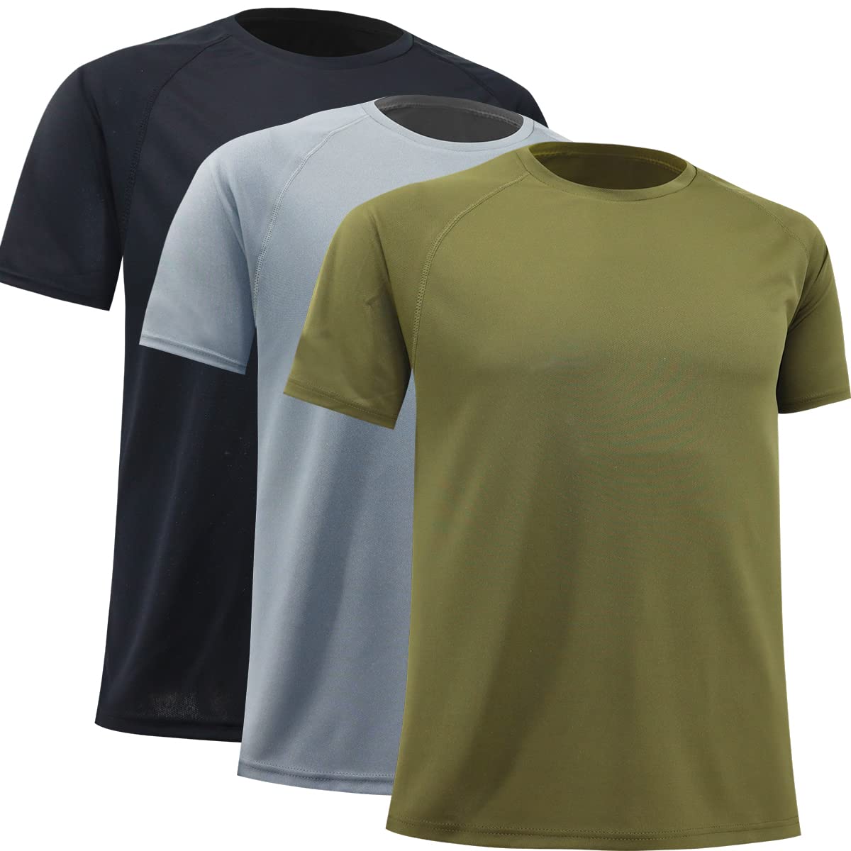 Best Men's Workout Shirts - Moisture Wicking Dry Fit Gym & Running T-Shirts for Men | Short Sleeve Athletic Shirts for Training, Jogging & Fitness