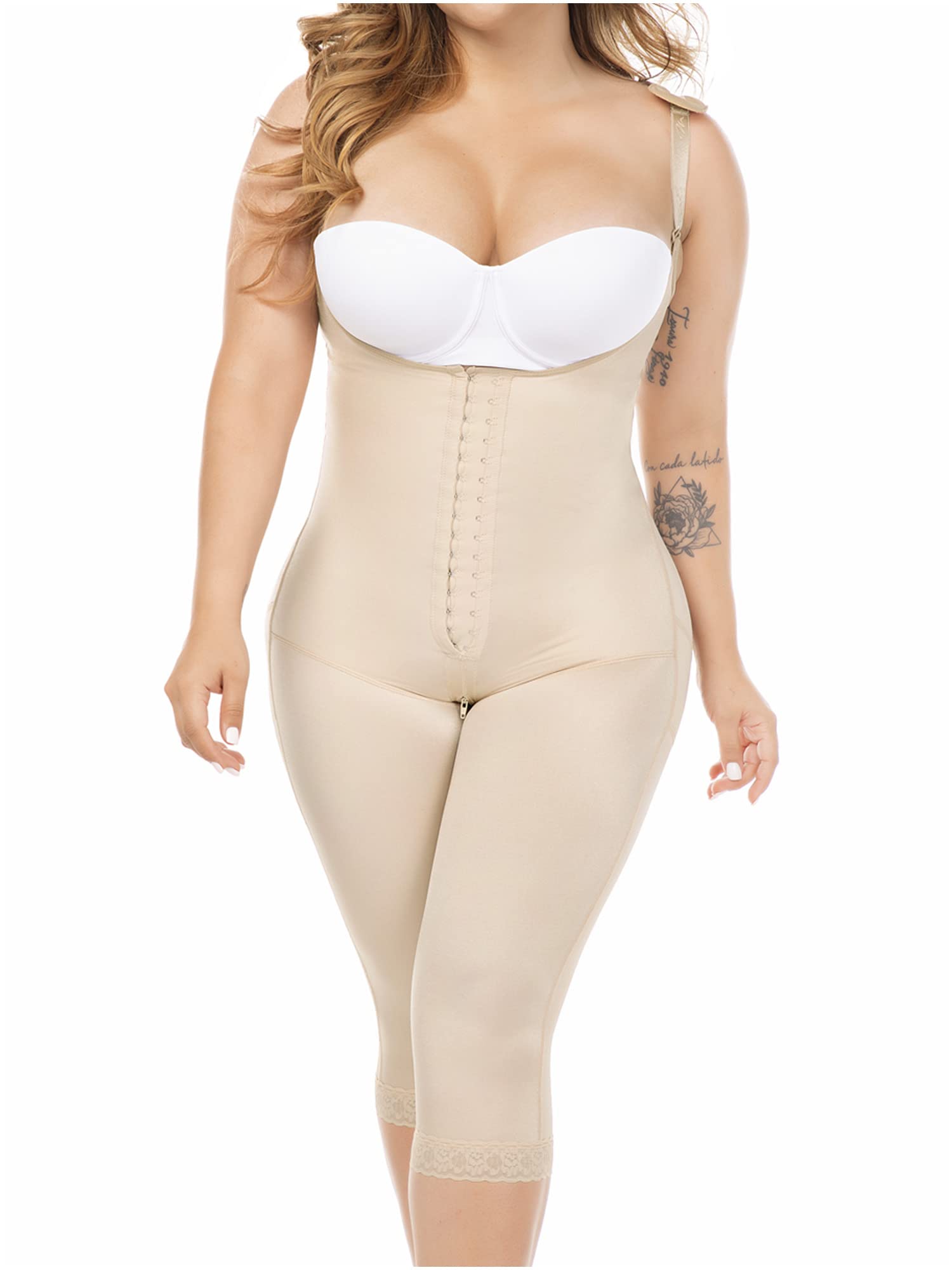 MARIAE FAJAS 9702 Slimming Firm Body Shaper for Women | Colombian Waist Trainer Girdle | Tummy Control Shapewear for Postpartum, Workout & Everyday Wear