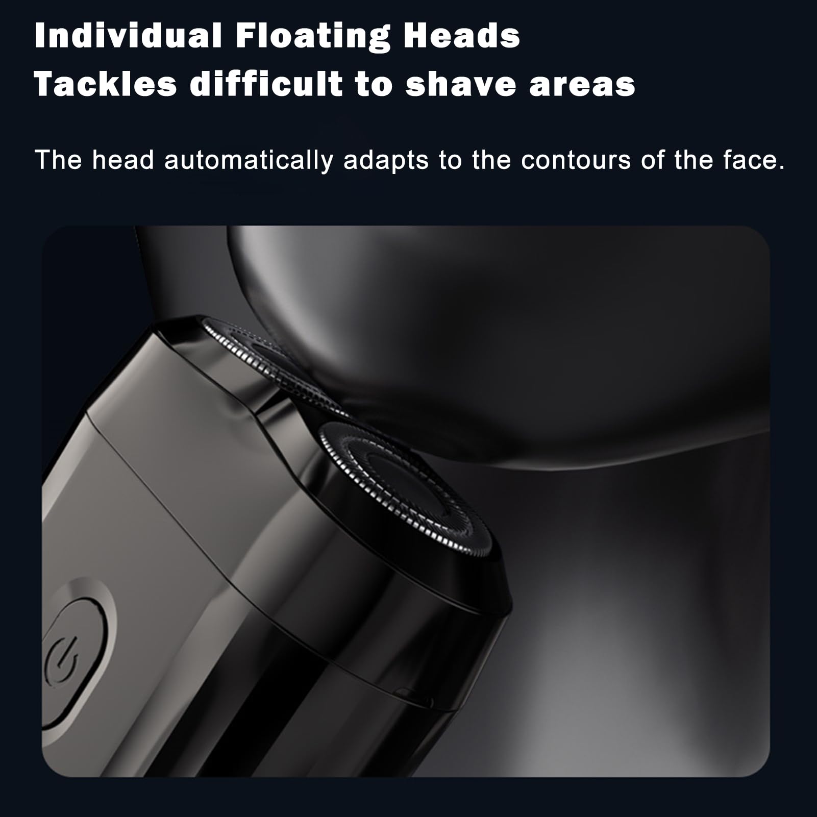 Premium Cordless Electric Razor for Men - Waterproof Wet/Dry Head Shaver with Rechargeable Battery - Perfect for Travel, Home & Gym Use