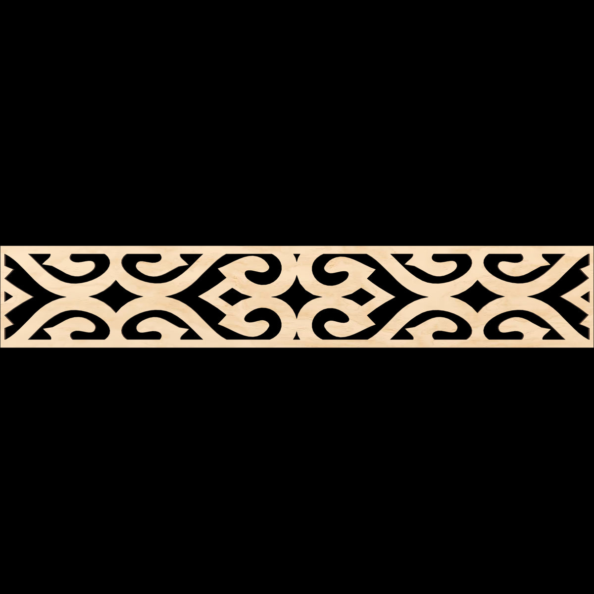 Keene Fretwork Moulding - Decorative Wood Trim for Home & Furniture | Perfect for DIY Projects, Wall Paneling and Cabinet Accents