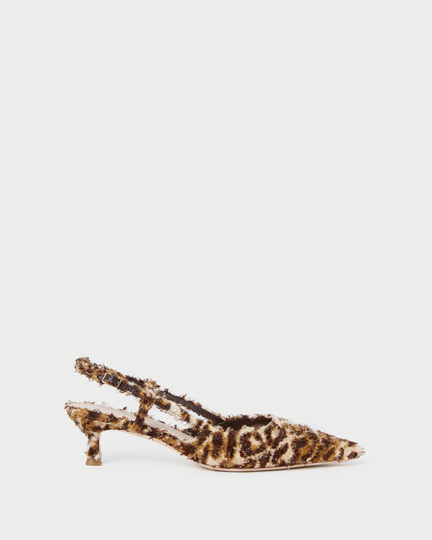 Tyson Leopard Print Kitten Heels for Women - Stylish & Comfortable Low Block Heels for Party, Office & Evening Wear