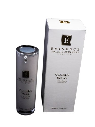 Eminence Organic Skincare Cucumber Eye Gel 1.05 fl oz - Hydrating & Soothing Under Eye Treatment for Dark Circles & Puffiness | Perfect for Morning & Night Skincare Routine