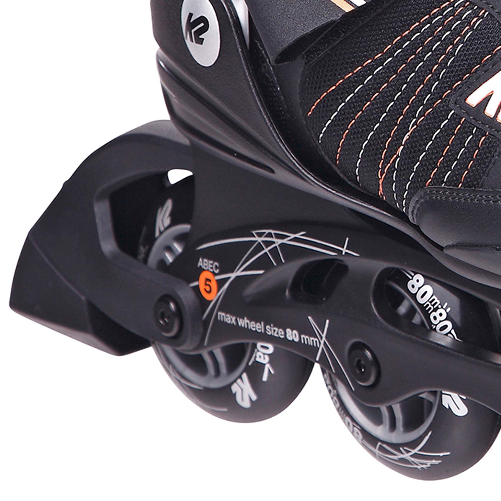 K2 Alexis 80 Women's Inline Skates - Comfortable & Stylish Rollerblades for Fitness, Outdoor Recreation & Urban Skating