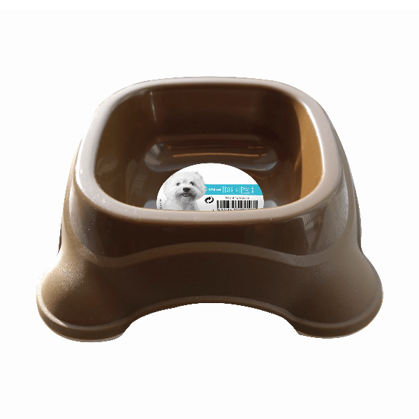 Durable Plastic Pet Bowl for Dogs & Cats - Non-Slip, Easy to Clean Pet Food and Water Dish - Perfect for Indoor, Outdoor, Travel, and Daily Feeding
