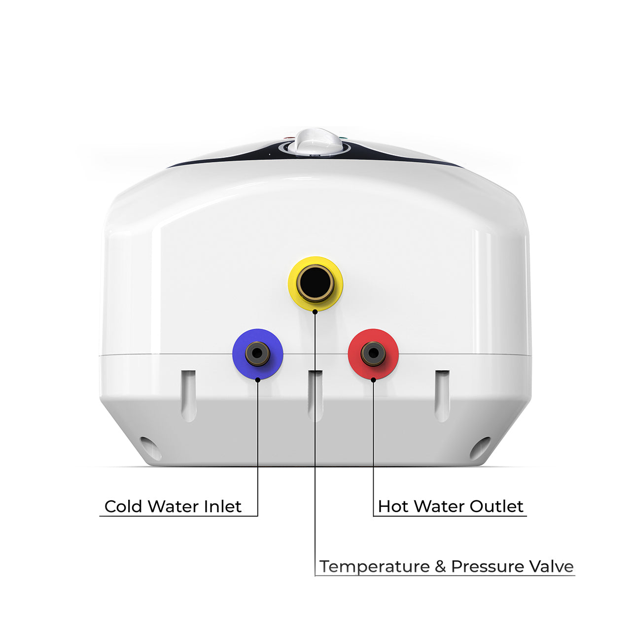 Eccotemp EM 2.5 2.5 Gallon Mini Tank Water Heater - Compact & Energy Efficient for RVs, Tiny Homes & Outdoor Showers - Open Box Condition