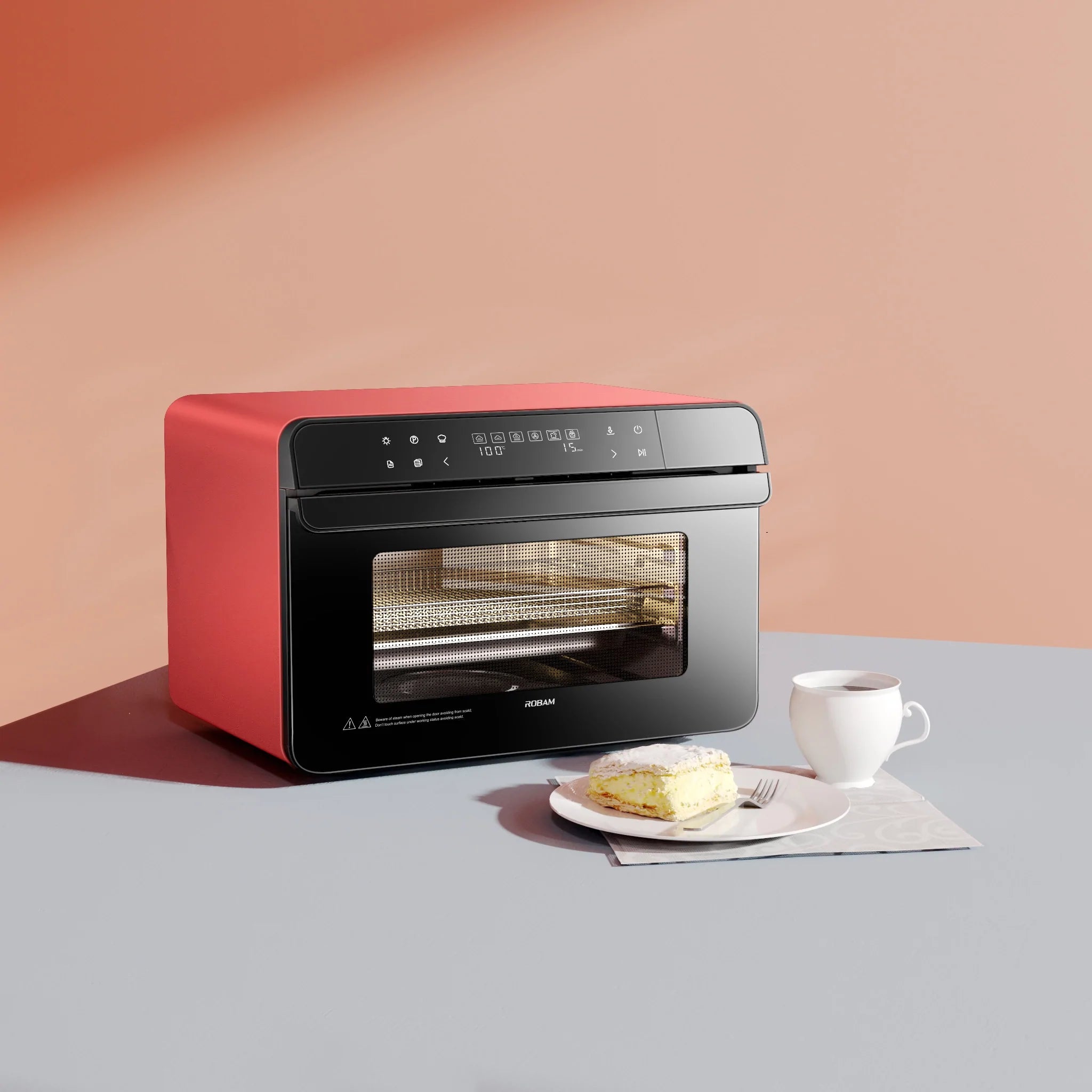 22L Free Stand Combi Steam Oven KZTS 22 CT752 - Perfect for Baking, Roasting & Steaming | Ideal for Home Kitchens & Small Restaurants
