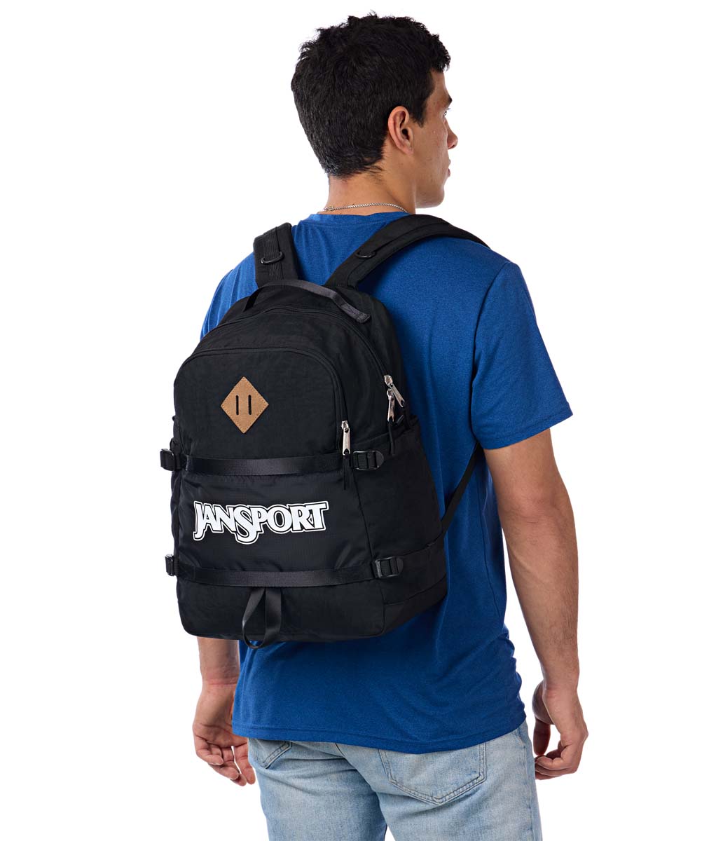 JanSport Small Seattle Backpack - Lightweight Durable Daypack for School, Travel & Hiking - Black