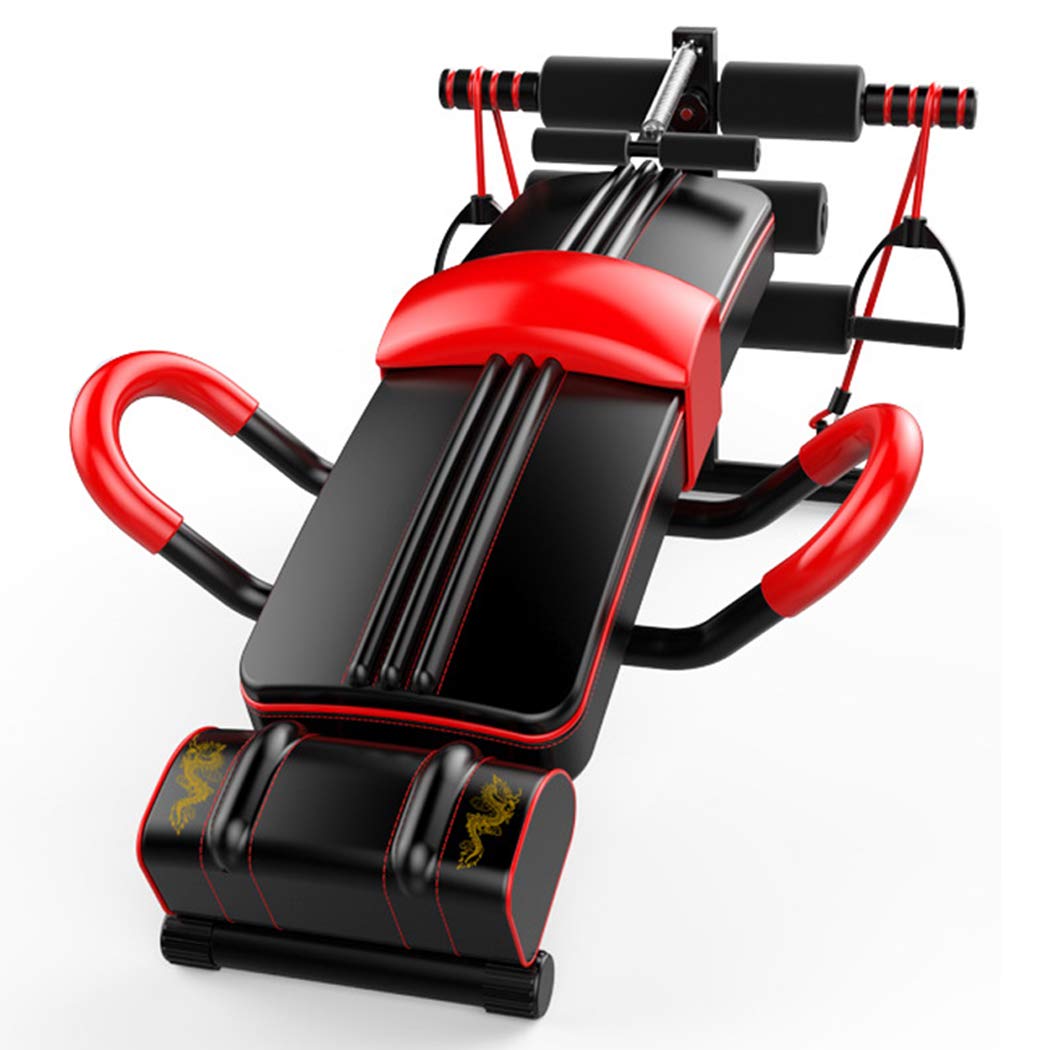 ZZLYY Adjustable Sit Up Bench for Home Gym - Incline/Flat/Decline Ab Workout Equipment for Core Training | Perfect for Small Spaces & Indoor Fitness Routines