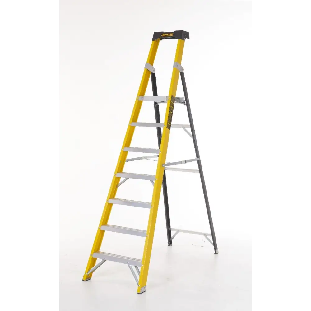 Climb It Fiberglass Platform Stepladder - Lightweight & Durable 300 lbs Capacity - Perfect for Home, Garage, and Workshop Use