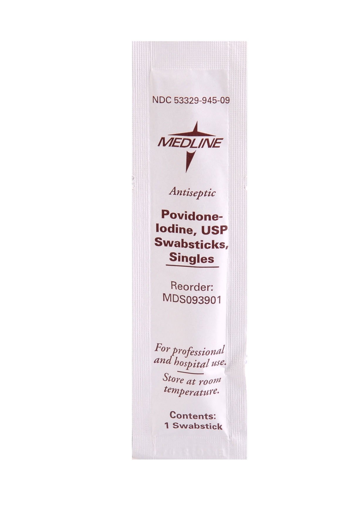 Medline Povidone-Iodine Antiseptic Swabsticks - 500 Count First Aid Sterile Wound Care for Cuts, Scrapes, Burns & Minor Injuries - Ideal for Home, Hospital & Emergency Kits