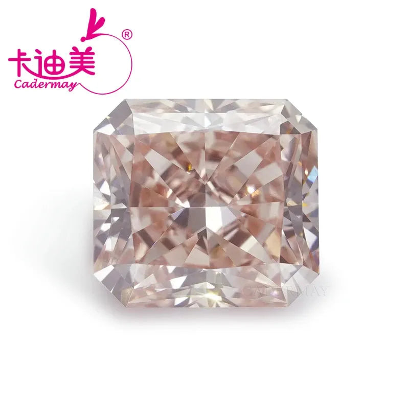 Exquisite Radiant Cut EX Fancy Brownish Pink CVD Lab-Grown Diamond - VVS1 Clarity Loose Gemstone for Engagement Rings & Jewelry Making | Ethical Luxury Stone for Bridal & Anniversary Jewelry