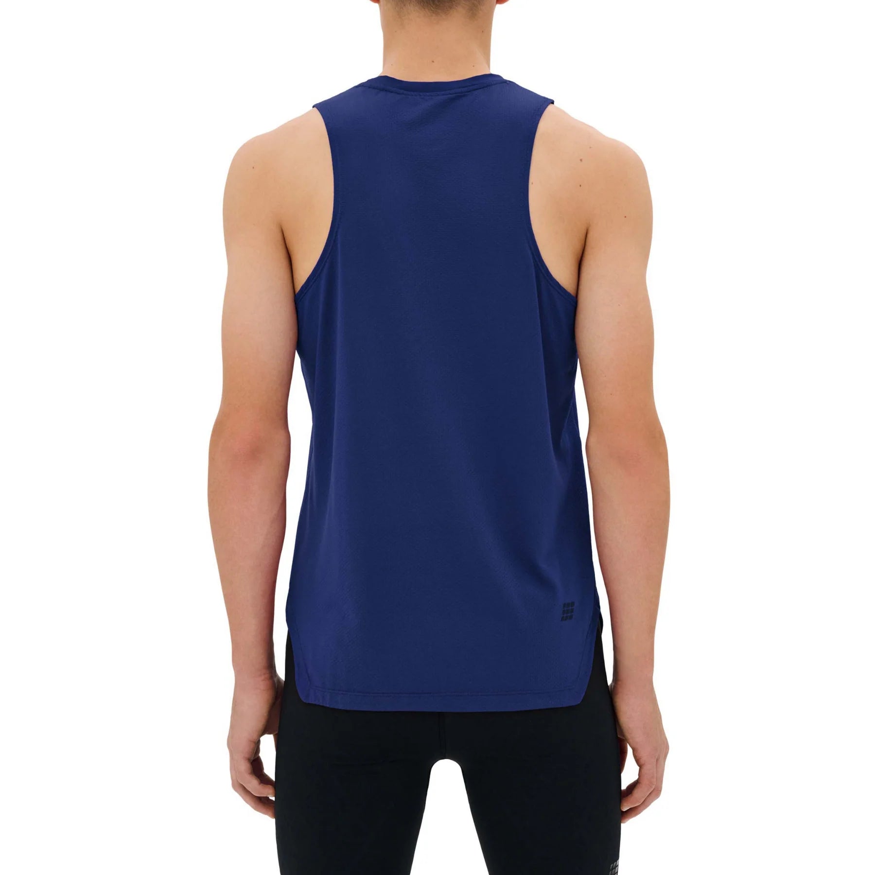 CEP Men's Performance Run Tank Top v5 - Breathable Round Neck Athletic Shirt for Running & Workouts - Dark Blue