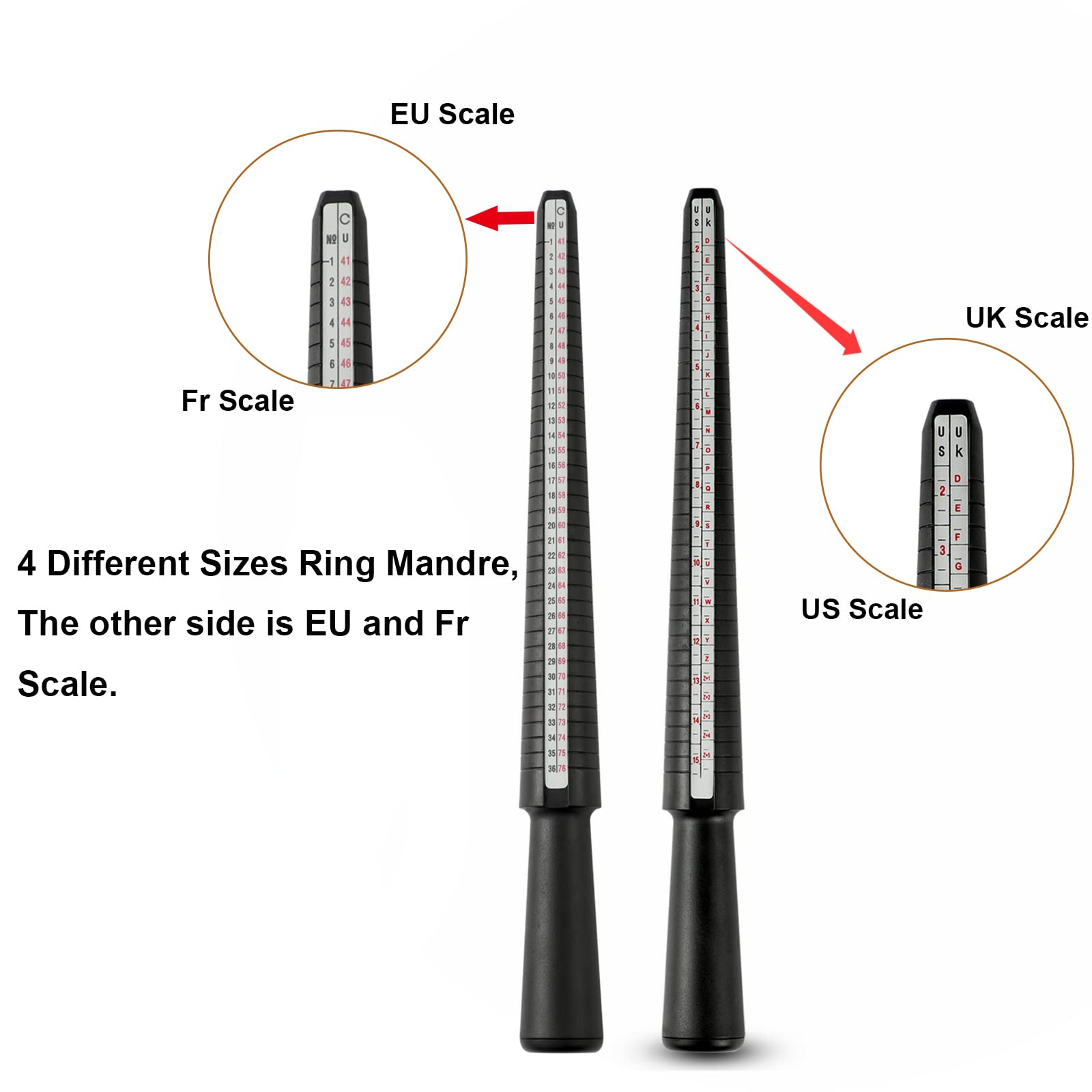 DWIKE Ring Bender Tool with Nylon Dies - Professional Jewelry Making Kit for Metal Wire Rings, DIY Crafting & Jewelry Repair (Perfect for Jewelers, Hobbyists & Handmade Ring Design)