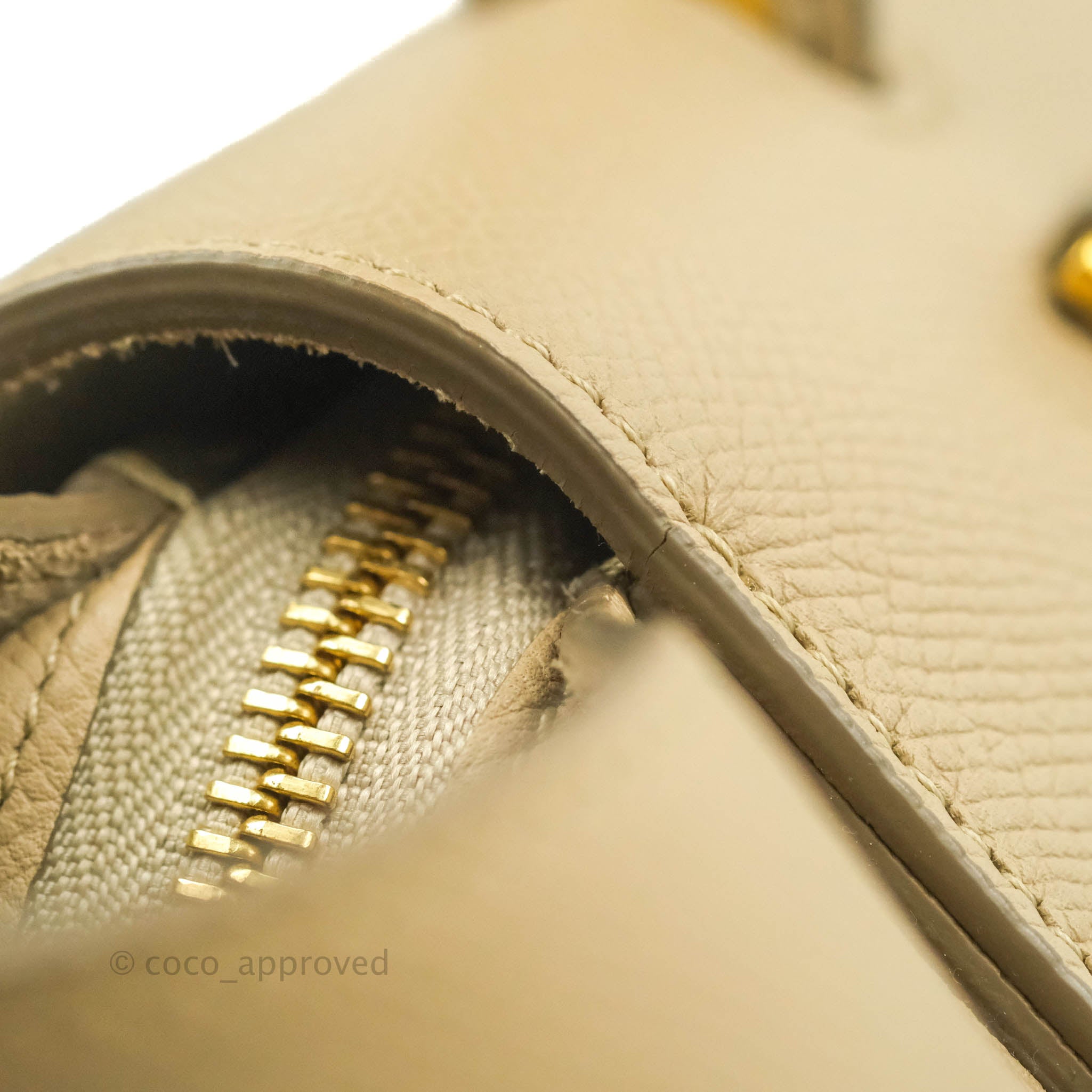 Celine Mini Belt Bag in Dune Grained Calfskin with Gold Hardware - Stylish Crossbody Purse for Women, Perfect for Work, Travel & Everyday Use