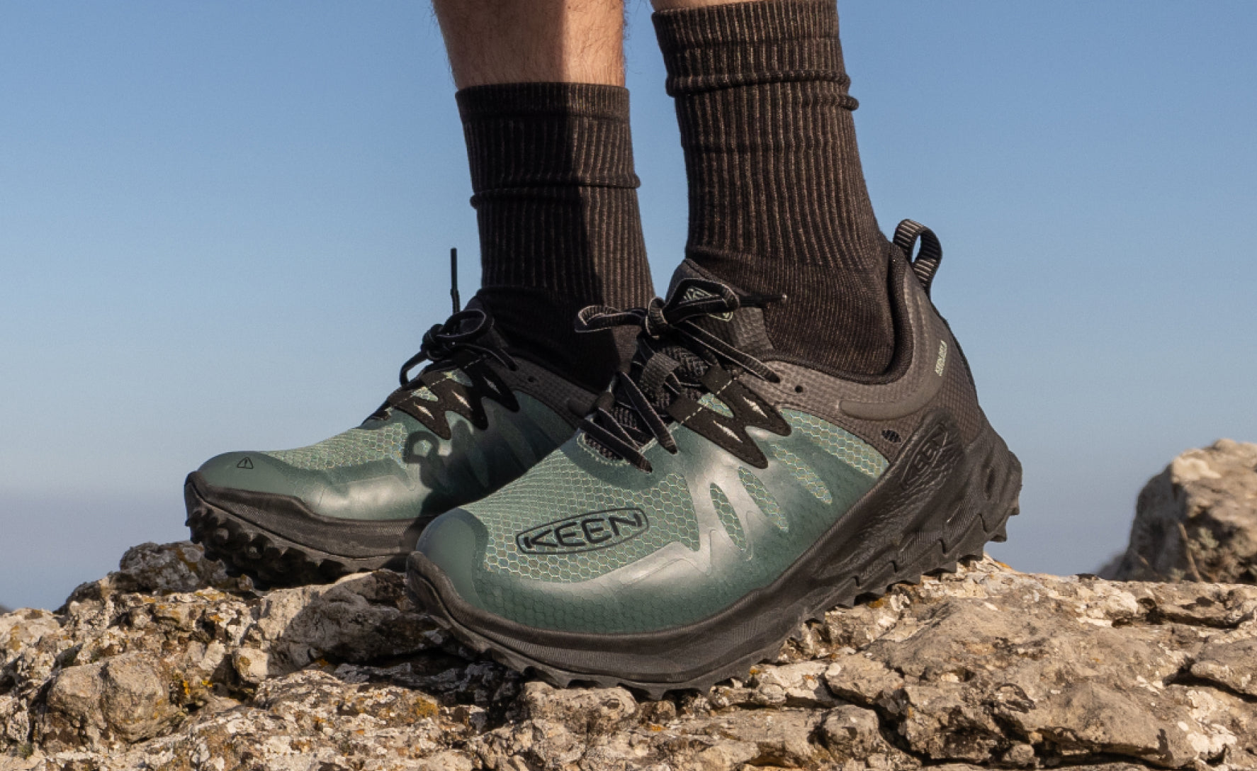 Men's Zionic Waterproof Hiking Shoes - Lightweight & Durable Outdoor Trekking Boots for Men | Black/Steel Grey | Perfect for Mountain Climbing, Trail Running & Camping Adventures