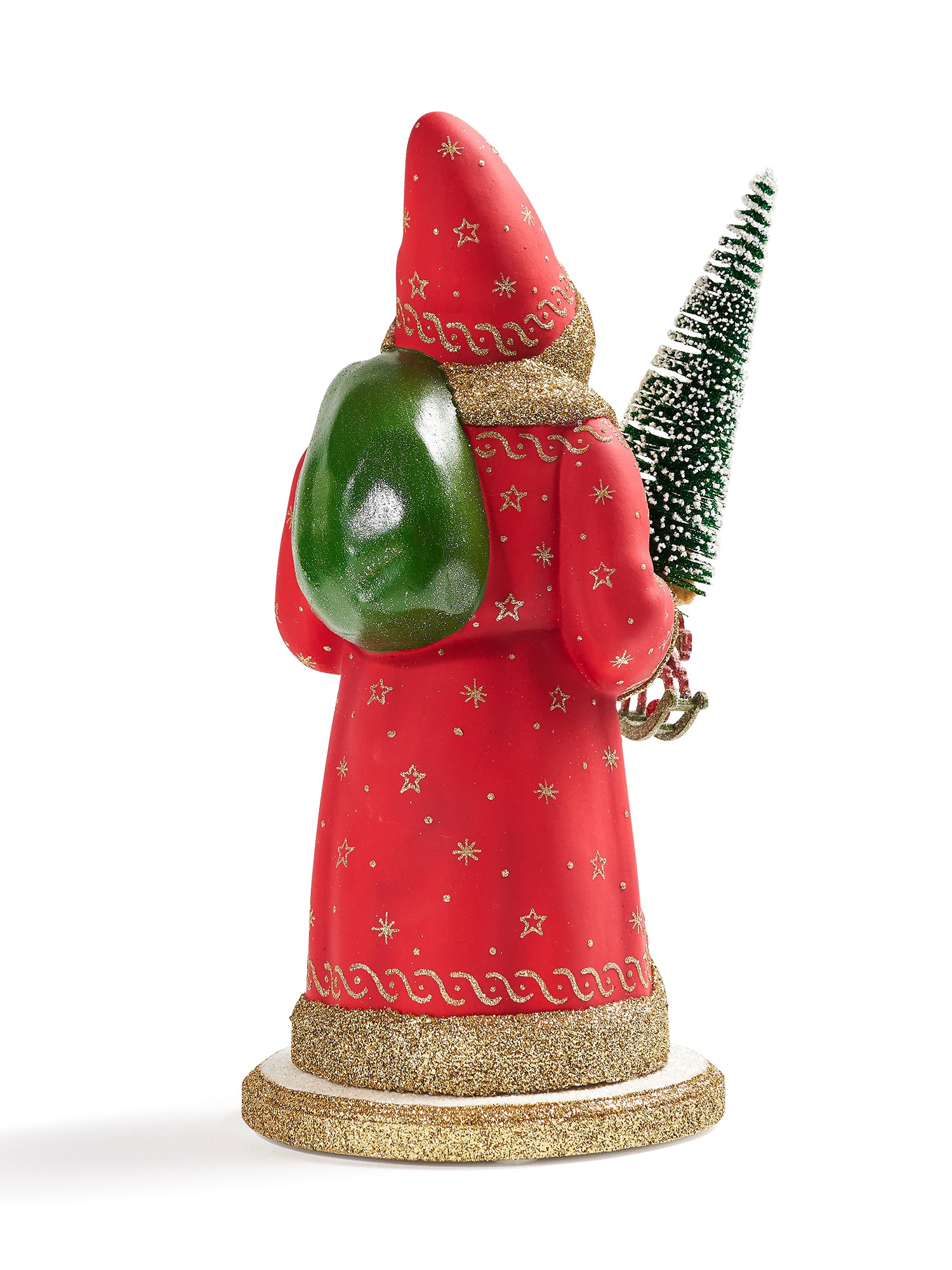 17-Inch Santa Claus with Toys - Christmas Decorations for Home, Office, and Holiday Displays