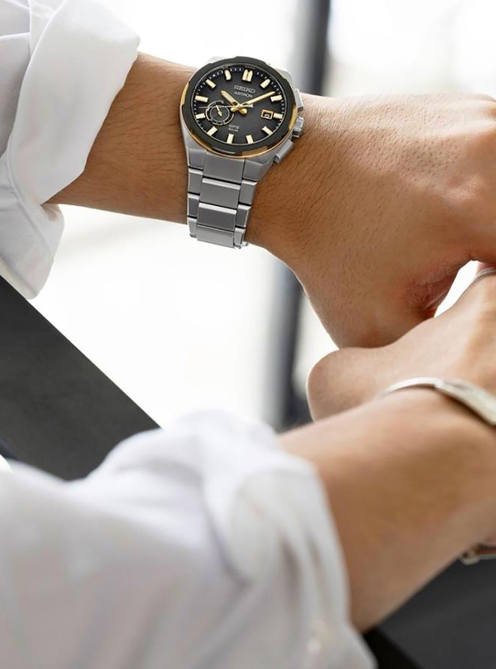 SEIKO Astron GPS Solar Watch for Men - Japanese Made Luxury Chronograph - Perfect for Business, Travel & Outdoor Adventures