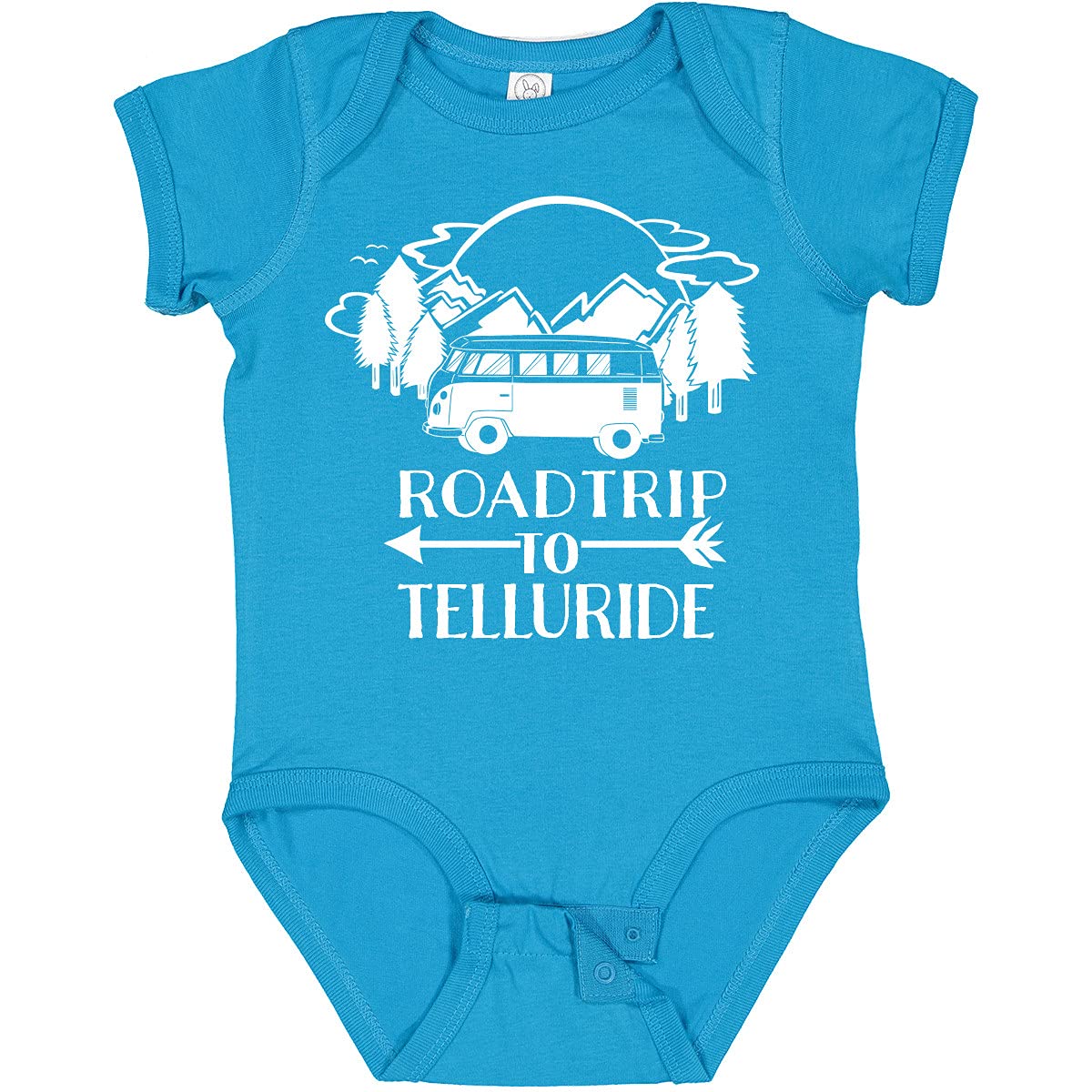 Inktastic Road Trip to Telluride Baby Bodysuit - Cute Travel-Themed Onesie for Infants & Toddlers - Perfect for Family Vacations, Road Trips & Outdoor Adventures